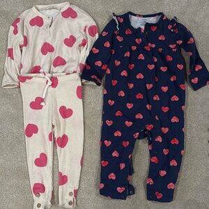 Baby/Toddler Girl Valentines Day Outfits - Size 18 months
